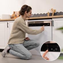 Lave-vaisselle Bolero Aguazero 6500 C 60 cm, 15 couverts, troisième plateau, 6 programmes avec lavage double zone, ouverture automatique, demi-charge, démarrage différé et moteur Inverter Plus.