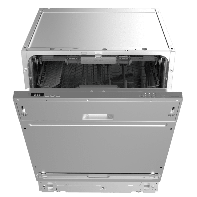 Bolero Aguazero 6502 Full-BI C Lavavajillas Bolero integrable de 6cm, 15 cubiertos, tercera bandeja, 6 programas con Dual Zone Wash, O2 Dry, Motor Inverter Plus y comienzo diferido.
