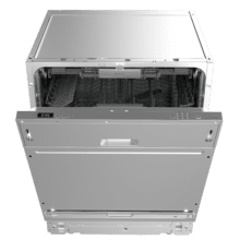 Bolero Aguazero 6500 Full-BI C Lavavajillas Bolero integrable de 60cm, 15 cubiertos, tercera bandeja, 6 programas con Dual Zone Wash, O2 Dry, Motor Inverter Plus y comienzo diferido.