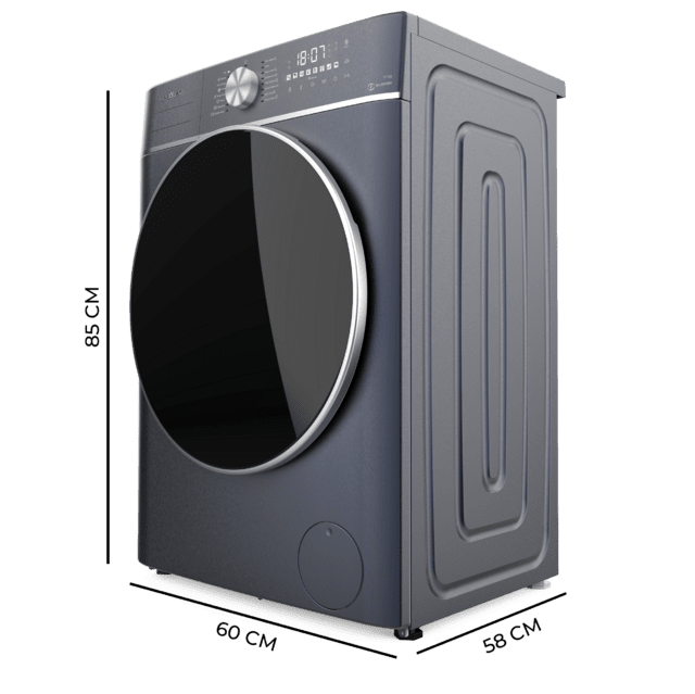 Bolero DressCode 10800 Inverter Ice Blue A Lavadora de carga frontal de 10kg de capacidad y 1400rpm, Clase A, 16 programas, Motor Inverter Plus, SteamMax, lavado inteligente y detector de carga.