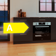 Bolero Hexa M226000 Inox A Four intégré multifonction d'une capacité de 72 L, 7 fonctions, Grill, Dégivrage, Assistance Vapeur, 2800 W.