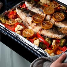 Bolero Hexa M226000 Inox A Four intégré multifonction d'une capacité de 72 L, 7 fonctions, Grill, Dégivrage, Assistance Vapeur, 2800 W.