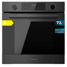 Bolero Hexa M226000 Matt A Forno Multifunções Integrado com 72L de capacidade, 7 funções, Grill, Descongelar, Steam Assist, 2800W.