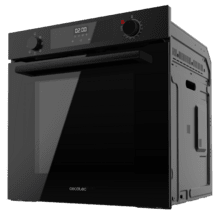 Bolero Hexa M226000 Vidro Preto Forno Multifunções Integrado com 72L de capacidade, 7 funções, Grelhador, Descongelar, Auxiliar de Vapor, 2800W.