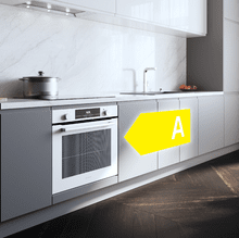 Bolero Hexa M226000 Vidro Branco Forno Multifunções Integrado com 72L de capacidade, 7 funções, Grelhador, Descongelar, Auxiliar de Vapor, 2800W.