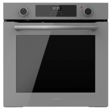 Bolero Hexa M226000 Vidro Cinza Forno Multifunções Integrado com 72L de capacidade, 7 funções, Grelhador, Descongelamento, Auxiliar de Vapor, 2800W.