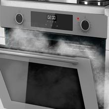 Bolero Hexa M226000 Vidro Cinza Forno Multifunções Integrado com 72L de capacidade, 7 funções, Grelhador, Descongelamento, Auxiliar de Vapor, 2800W.