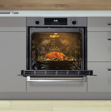 Bolero Hexa M226000 Vidro Cinza Forno Multifunções Integrado com 72L de capacidade, 7 funções, Grelhador, Descongelamento, Auxiliar de Vapor, 2800W.