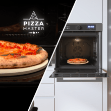 Bolero Hexa AF316000 Inox A Forno de encastre AirFryer Inox de 72 L de capacidade, 11 funções com Airfryer Master, Pizza Master, Steam Assist, Steam EasyClean, Cozedura 3D, Classe A.