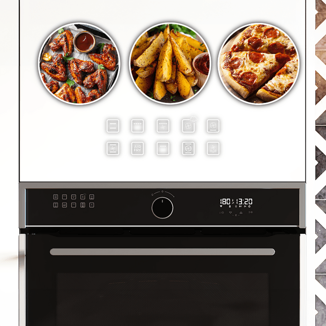 Bolero Hexa AF316000 Line  A Horno integrable Airfryer Edge de 81L de capacidad, 11 funciones con Airfryer Master, Pizza Master, Steam Asisst, Steam EasyClean, 3D cooking, Clase A.