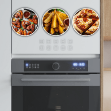 Bolero Hexa AF316000 Matt A Forno a incasso Airfryer Matt da 81 l di capacità, 11 funzioni ed Airfryer Master, Pizza Master, Steam Asisst, Steam EasyClean e 3D Cooking, classe A.