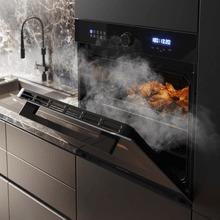 Bolero Hexa AF316000 Glass Black  A Horno integrable Airfryer Glass Black de 81L de capacidad, 11 funciones con Airfryer Master, Pizza Master, Steam Asisst, Steam EasyClean, 3D cooking, Clase A.