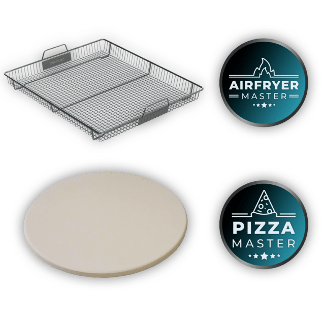 Bolero Hexa AF316000 Glass White A Horno integrable Airfryer de 81L de capacidad, 11 funciones con Airfryer Master, Pizza Master, Steam Asisst, Steam EasyClean, 3D cooking, Clase A.