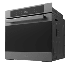 Bolero Hexa P506000 Matt A+ Four encastrable à pyrolyse Matt de 81 L de capacité, 11 fonctions avec Airfryer Master, Pizza Master, Steam Base X2, 3D Cooking, Classe A+.