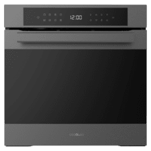 Bolero Hexa P506000 Matt A+ Forno de encastrar Pirolítico Matt de 81 L de capacidade, 11 funções com Airfryer Master, Pizza Master, 3D Cooking, Steam Base X2, Pirólise, Classe A+.