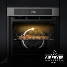 Bolero Hexa P506000 Matt A+ Four encastrable à pyrolyse Matt de 81 L de capacité, 11 fonctions avec Airfryer Master, Pizza Master, Steam Base X2, 3D Cooking, Classe A+.