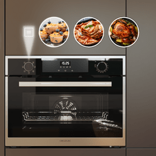 Bolero Hexa M224500 Edge A Horno Integrable de 53l de capacidad, 7 funciones con Grill, Defrost, Steam Assist, 2600W.