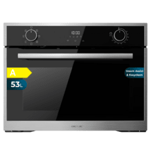 Bolero Hexa M224500 Edge A Forno a incasso con capacità di 53 l, 7 funzioni, Grill, Defrost e Steam Assist, 2600 W.