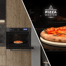 Bolero Hexa AF314500 Matt A Integrierbarer Airfryer Backofen Matt mit 53L Fassungsvermögen, 11 Funktionen mit Airfryer Master, Pizza Master, Steam Asisst, Steam EasyClean, 3D-Garen, Clase A.