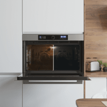 Bolero Hexa AF319000 Inox A Forno a incasso Airfryer Inox da 133 l di capacità, 11 funzioni ed Airfryer Master, Pizza Master, Steam Asisst, Steam EasyClean e 3D Cooking, classe A.