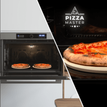 Bolero Hexa AF319000 Inox A Forno de encastre AirFryer Inox de 133 L de capacidade, 11 funções com Airfryer Master, Pizza Master, Steam Asisst, Steam EasyClean, Cozedura 3D, Classe A.