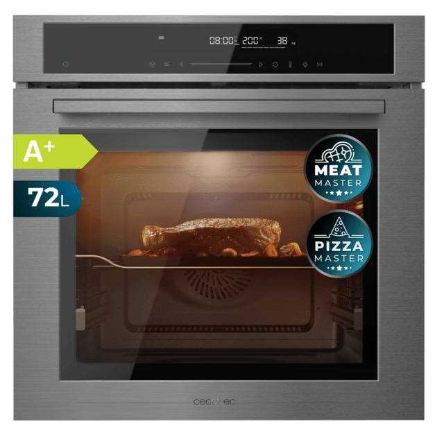 Bolero Hexa SM406000 Line A+ Horno Integrable Multifunción Meat Master de 72 l de capacidad, 12 funciones con Pizza Master, Modo Eco y Defrost, Electronic Timer, 2900 W.