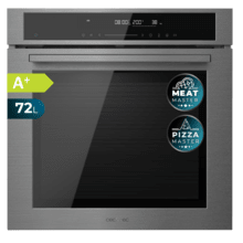 Bolero Hexa SM406000 Line A+ Horno Integrable Multifunción Meat Master de 72 l de capacidad, 12 funciones con Pizza Master, Modo Eco y Defrost, Electronic Timer, 2900 W.