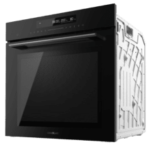 Bolero Hexa SM406000 Glass Black A+ Horno Integrable Multifunción Glass Black Meat Master de 72 l de capacidad, 12 funciones, Pizza Master, Modo Eco y Defrost, Electronic Timer, 2900 W.