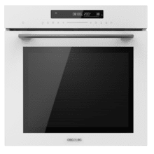 Bolero Hexa SM406000 Glass White A+ Horno Integrable Multifunción Glass White Meat Master de 72 l de capacidad, 12 funciones , Pizza Master, Modo Eco y Defrost, Electronic Timer, 2900 W.