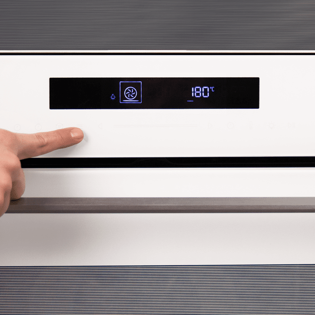 Bolero Hexa SM406000 Glass White A+ Horno Integrable Multifunción Glass White Meat Master de 72 l de capacidad, 12 funciones , Pizza Master, Modo Eco y Defrost, Electronic Timer, 2900 W.