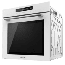 Bolero Hexa SM406000 Glass White A+ Horno Integrable Multifunción Glass White Meat Master de 72 l de capacidad, 12 funciones , Pizza Master, Modo Eco y Defrost, Electronic Timer, 2900 W.