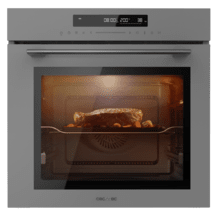 Bolero Hexa SM406000 Glass Grey A+ Horno Integrable Multifunción Glass Grey Meat Master de 72 l de capacidad, 12 funciones, Pizza Master, Modo Eco y Defrost, Electronic Timer, 2900 W.