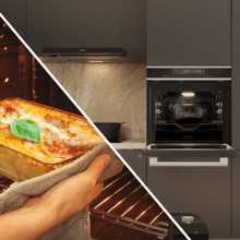 Bolero Hexa MWO706000 Line Horno Integrable Microondas Line de 72L de capacidad, 13 funciones con Modo Pizza, Modo Convección, Modo Descongelación, Electronic Timer, 2880W.