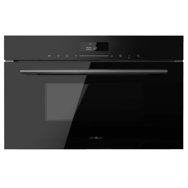 Bolero Hexa MW703800 Glass Black Microondas Integrable Glass Black de 34L de capacidad con función microondas, Modo Grill, Defrost, Auto Menú, Speed cooking, Electronic Timer.