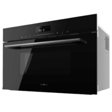 Bolero Hexa MW703800 Glass Black Microondas Integrable Glass Black de 34L de capacidad con función microondas, Modo Grill, Defrost, Auto Menú, Speed cooking, Electronic Timer.