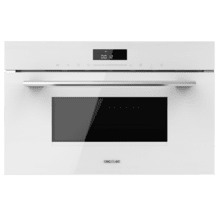 Bolero Hexa MW703800 Glass White Microondas Integrable Glass White de 34L de capacidad con función microondas, Modo Grill, Defrost, Auto Menú, Speed cooking, Electronic Timer.