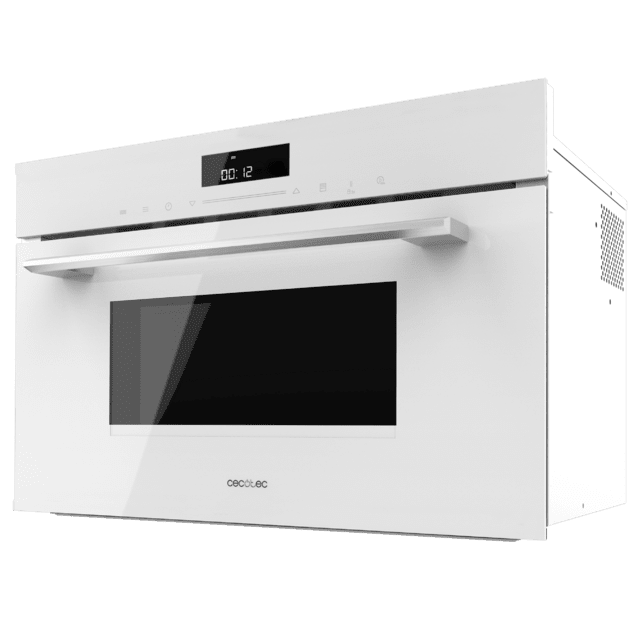 Bolero Hexa MW703800 Glass White Microondas Integrable Glass White de 34L de capacidad con función microondas, Modo Grill, Defrost, Auto Menú, Speed cooking, Electronic Timer.