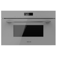 Bolero Hexa MW703800 Vidro Cinza Forno Microondas Integrado Vidro Cinza com capacidade de 34L com função micro-ondas, Modo Grill, Descongelamento, Menu Automático, Cozimento rápido, Temporizador eletrônico.