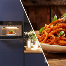 Forno a microonde Bolero Hexa MWO703800 Line Linea integrata con capacità 34L con funzione Microonde, Convenzione, Modalità Grill, Scongelamento, Menu Auto, Cottura veloce, Timer elettronico.