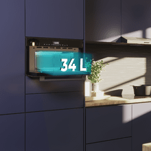 Forno a microonde Bolero Hexa MWO703800 Line Linea integrata con capacità 34L con funzione Microonde, Convenzione, Modalità Grill, Scongelamento, Menu Auto, Cottura veloce, Timer elettronico.