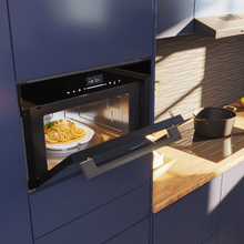 Forno a microonde Bolero Hexa MWO703800 Line Linea integrata con capacità 34L con funzione Microonde, Convenzione, Modalità Grill, Scongelamento, Menu Auto, Cottura veloce, Timer elettronico.
