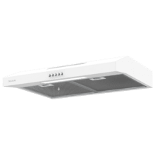 Bolero Flux CM 602200 White B Campana extractora convencional de 60cm de ancho, acabado blanco, potencia succión 220m3/h, Motor 70W, Clase B, control mecánico, 3 niveles de potencia y luz.