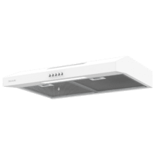 Flux CM 602200 White B Cappa aspirante convenzionale larga 60 cm, finitura bianca, potenza di aspirazione di 220 m3/h, motore da 70 W, classe B, controllo meccanico, 3 livelli di potenza e luce.