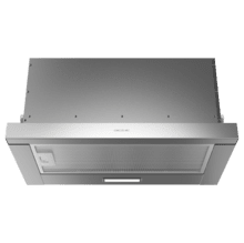 Bolero Flux TLM 603500 Inox A Cappa aspirante telescopica larga 60 cm, finitura inox, potenza di aspirazione di 350 m3/h, motore da 70 W, classe A, controllo meccanico, 2 livelli di potenza e filtro a carbone attivo.