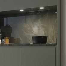 Bolero Flux IM 523500 Inox A Campana integral de 52cm de ancho, acabado inox, potencia succión 350m3/h, Motor 70W, Clase A, control mecánico, 3 niveles de potencia, Luz y filtro de carbono.