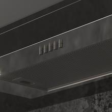 Flux IM 756500 Inox A Hotte aspirante intégrale Bolero Flux IM 756500 Inox A de 75 cm de large, finition inox, puissance d'aspiration 650 m3/h, Moteur 165W, Classe A, commande mécanique, 3 niveaux de puissance, lumière et filtre à charbon.