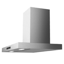 Bolero Flux TT 908000 Slim Glass Black A++ Campana T Bolero Flux TT 908000 Slim Glass Black A++ de 90cm de ancho, acabado inox, succión 800m3/h, Motor 210W, Clase A++, display táctil glass black, 3 niveles de potencia, luz, filtro de carbono, Hand Movement Control y Delay Function.