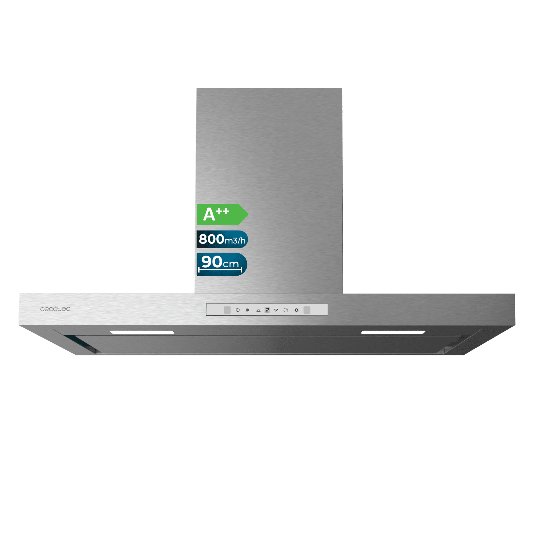 Bolero Flux TT 908000 Slim Glass White A++ Exaustor T Bolero Flux TT 908000 Slim Glass White A++, 90 cm de largura, acabamento inox, potência de sucção 800m3/h, Motor 210 W, Classe A++, controlo tátil glass white, 3 níveis de potência, luz, filtro de carvão, Hand Movement Control e Delay Function.