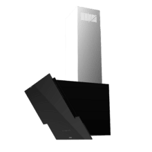 Bolero Flux DT 608001 Glass Black A++ Campana decorativa de 60cm de ancho, acabado frontal vidrio negro, chimenea inox, succión 800m3/h, Motor 210W, Clase A++, control táctil, 3 niveles de potencia, Booster, luz, filtro de carbono, Hand Movement Control y Delay Function.