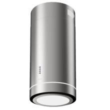 Bolero Flux IRE 388000 Inox A++ Campana isla redonda Bolero Flux IRE 388000 Inox A++ de 38cm de diametro, acabado acero inoxidable, succión 712m3/h, Motor 210W, Clase A++, control electrónico, 3 niveles de potencia, panel led, filtro de carbono y Booster Function.